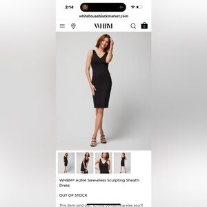 Black Sleeveless Dress